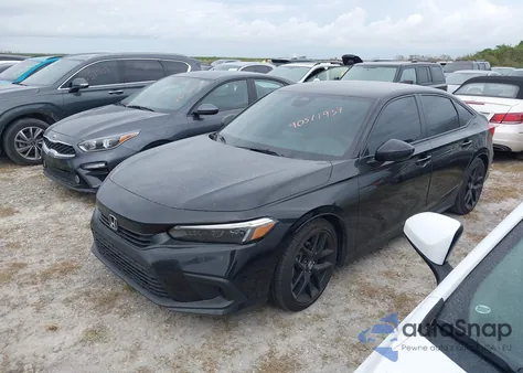 2024 Honda Civic Sport из США, поврежденный, VIN 2HGFE2F50RH544261